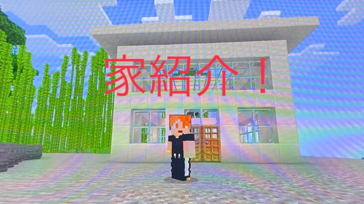 今回ははじめてのマイクラで家紹介【マインクラフト】