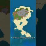 2色の島を整地して緑化するタイムラプス【Minecraft】【#Shorts】