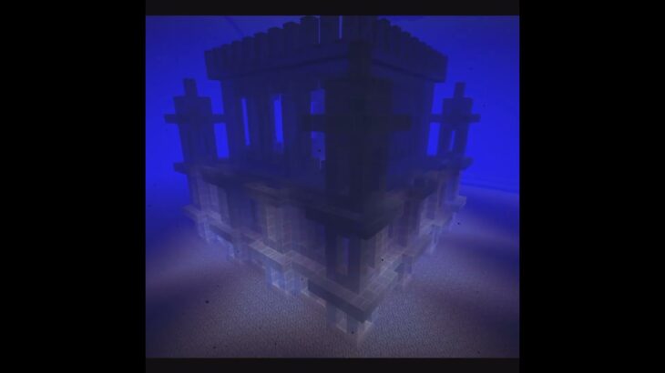 海底の風景を作るショートバージョン46　マイクラ #minecraft #マインクラフト #マイクラ建築