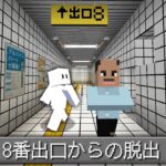 マイクラ版『8番出口』の再現度が高すぎてヤバい【マインクラフト】