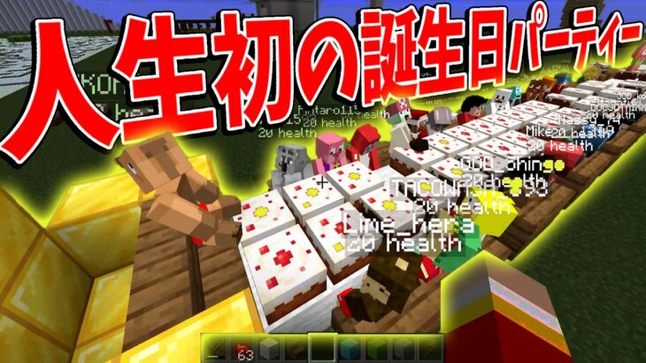 ふんころがしが誕生日を祝って欲しいそうです – マインクラフト【KUN】