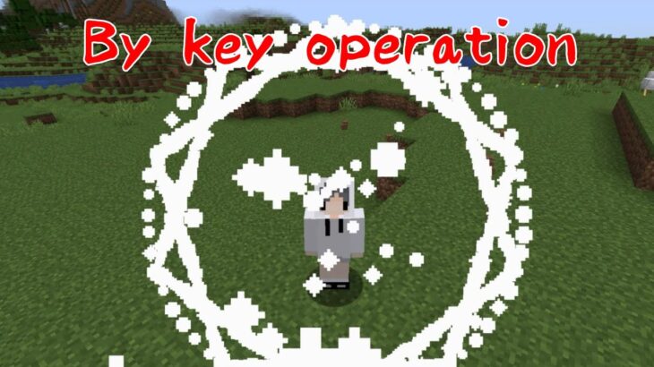【マイクラ】キー操作で魔法陣/ Magic circle with key operation【Mcreator】