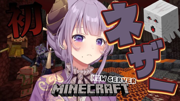 【Minecraft】新サーバーでネザー冒険！！ななしいんく新サーバー【西園寺メアリ / ななしいんく】