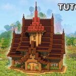 サバイバルで作れるかっこいい家の作り方【Minecraft】