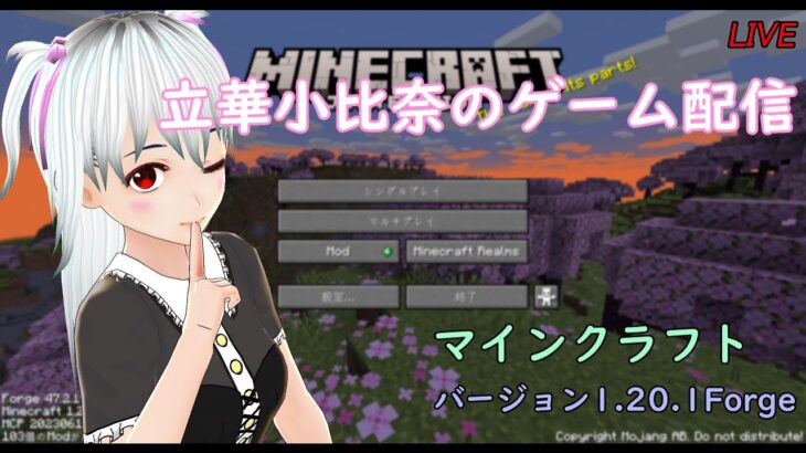 #Minecraft  初めてのfabric mod！#1【立華小比奈 / 個人Vtuber】