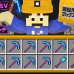 【マイクラ】最大レベルのツルハシが揃った採掘専用ボックスを作ってみた！Part25【洞窟開拓クラフト】