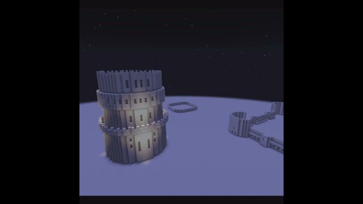 雪の夜　マイクラ #マイクラ建築 #minecraft #マインクラフト