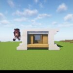 マインクラフト 美しいモダンハウス建築 #minecraft #マインクラフト#shorts