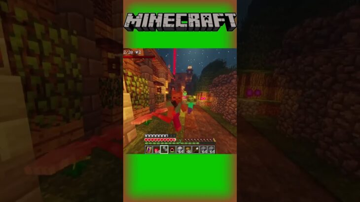 マイクラでバイオハザードおきた　#shorts