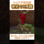 【マイクラ】家(洞窟)にウィッチが入ってきて！？#マイクラ #マインクラフト #shorts #short