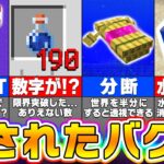 【マイクラ】99.9%の人が知らないゲームを崩壊させるバグ技＆裏技１２選【まいくら・マインクラフト】