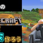 🔴【何屋クラフト】雑談晩酌しながら初めての家を作ろう【Minecraft】