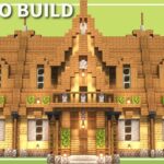 【マイクラ】サバイバル向けの家の作り方 ~おしゃれな拠点~ 【Minecraft】【建築講座】