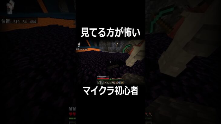 マイクラ初心者に黒曜石任せたら･･･【Minecraft】 #shorts