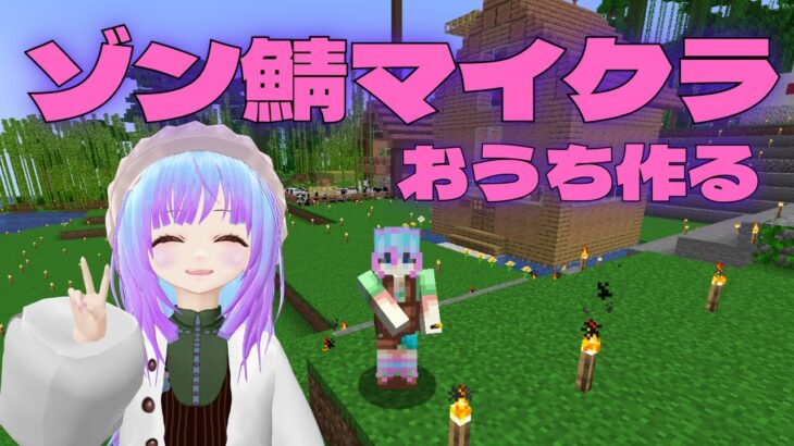 【#Minecraft】皆の指示をすべて聞くMinecraft。目標→家を作る。【#絹光ポト子】