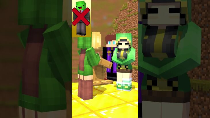 Rage Control Run Challenge With Mikey Propose💍 – Minecraft Animation #shorts #minecraft #maizen