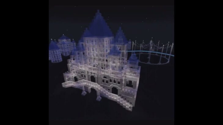 幻想的な夜　マイクラ #minecraft #マインクラフト #マイクラ建築