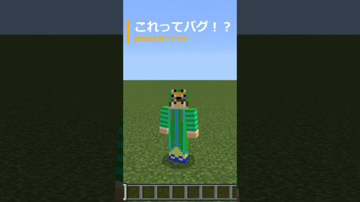 【マイクラ】これってバグ！？　壁の向こうが見える？　透き通る世界の都市伝説を紹介 #shorts #マイクラ  #マインクラフト  #minecraft #都市伝説 #積雪