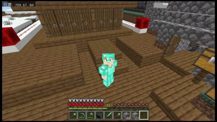 マイクラ　限界高度までの塔を建築する（詳細は概要欄）