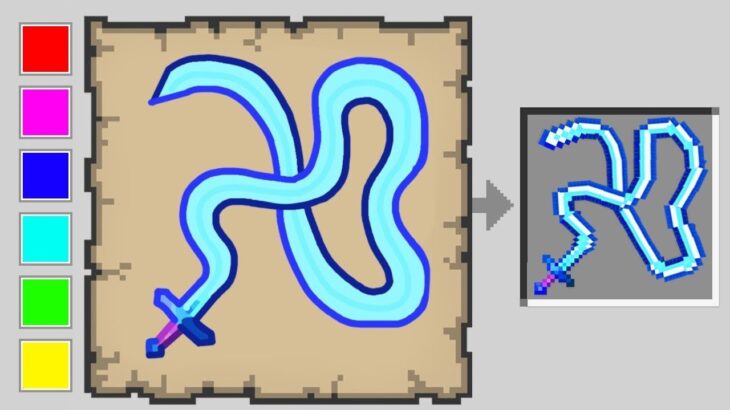 【マイクラ】なんでも描けるマインクラフト２