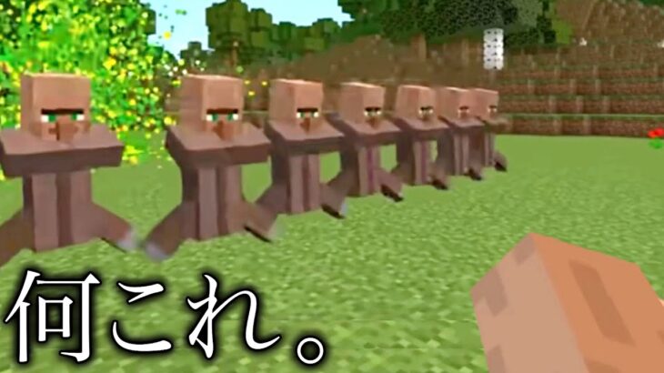 【マイクラ】全てのモブが意思を持ち出すマインクラフト.. 　～村人軍の下剋上が最高にイカれ狂っている～【まいくら】【狂クラ】【小ネタ】【裏技】