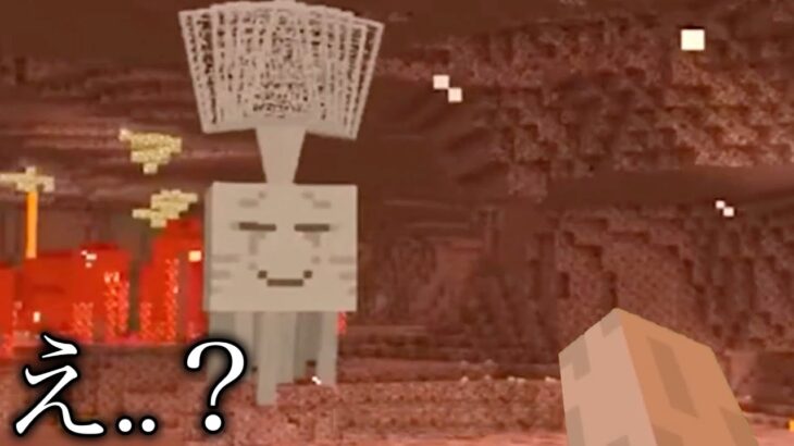 【マイクラ】全てのモブが危機感持ってないマインクラフト.. 　～誰も倒さなくてよい平和で狂気の物語（一人を除く）～【まいくら】【狂クラ】【小ネタ】