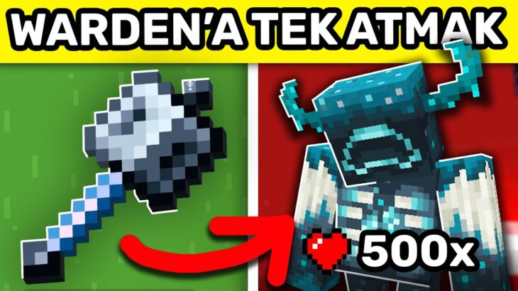 1.21 Yeni Eşya! Warden’a Tek Atan Eşya Geldi  / Minecraft 1.21