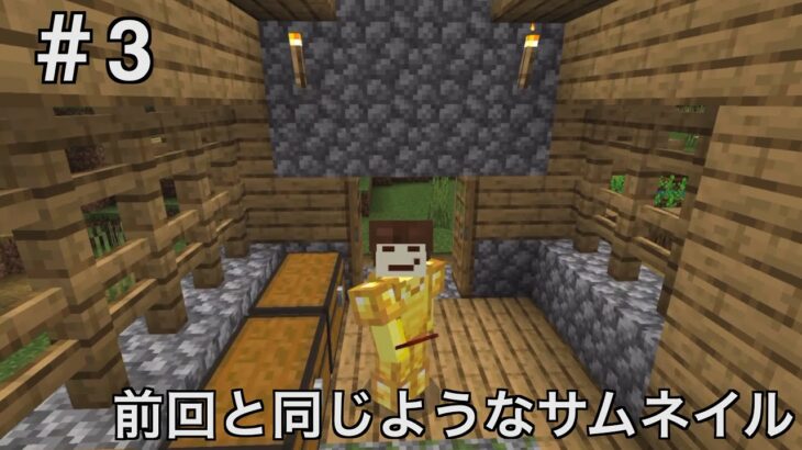 【マインクラフト】＃3 村人から略奪した家改造してみた！