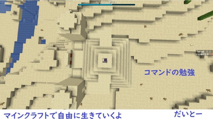 マインクラフトで自由に生きていくよ！触れやすいコマンドが知りたいよ コマンド編 #9 #だいとー #マインクラフト