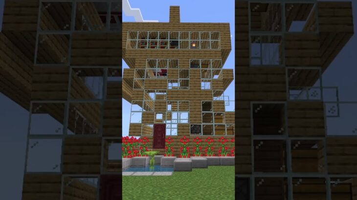 9割の人がそれを家だと認識するだろう家！(ネタ)＃short  [#マイクラ #マインクラフト #ゆっくり #ゆっくり実況　#minecraft】
