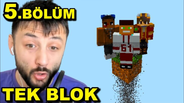 Ekiple TEK BLOK MİNECRAFT SkyBlock 5.Bölüm