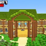 I Built The Most Over The Top DIRT MANSION in Minecraft Hardcore