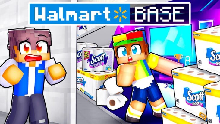 I Built a SECRET Gaming Room in WALMART!