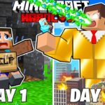 I Survived 100 Days as a TRILLIONAIRE in HARDCORE Minecraft