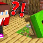 JJ Found SECRET TINY VILLAGE UNDER MIKEY BED in Minecraft! (Maizen)