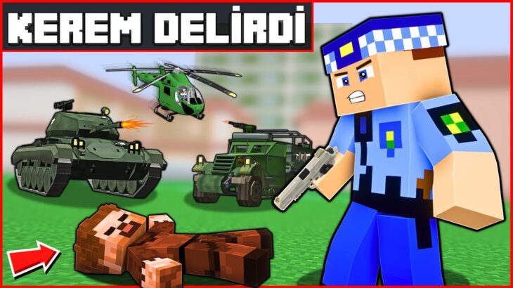 KEREM DELİRDİ VE ŞEHİRDEKİ HERKESE SALDIRDI! 😱 – Minecraft