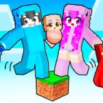 La Familia de Nacho en UN BLOQUE en Minecraft