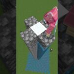 透明エレベーターの作り方　統合版【Minecraft】