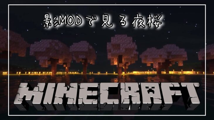 ジンの『マインクラフト』影Mod導入してお花見【Minecraft】#11