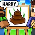 TROLERO vs HARDY DIBUJA RÁPIDO para GANAR en Minecraft!