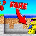 Using FAKE WATER To Prank Melon In Minecraft!