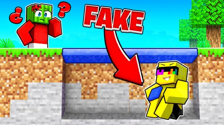 Using FAKE WATER To Prank Melon In Minecraft!