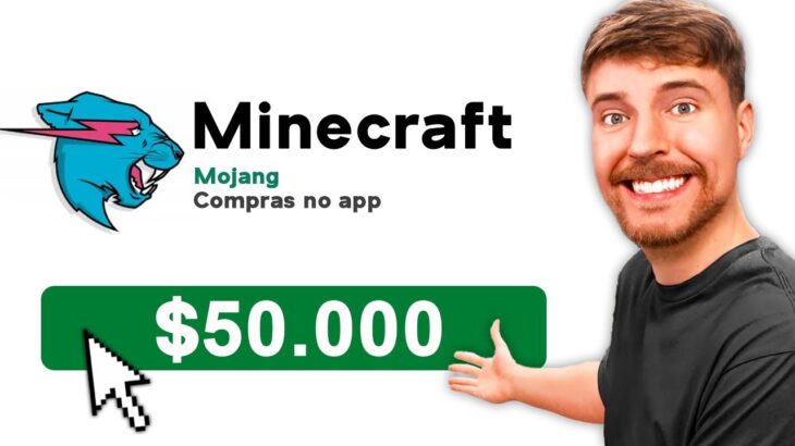 ele pagou 50 mil dólares nesse mod de minecraft