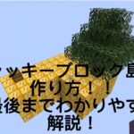 マインクラフト　ラッキーブロック島の作り方！！　java版限定です。modの入れ方もリズムよくしっかり解説！　モザイク付き