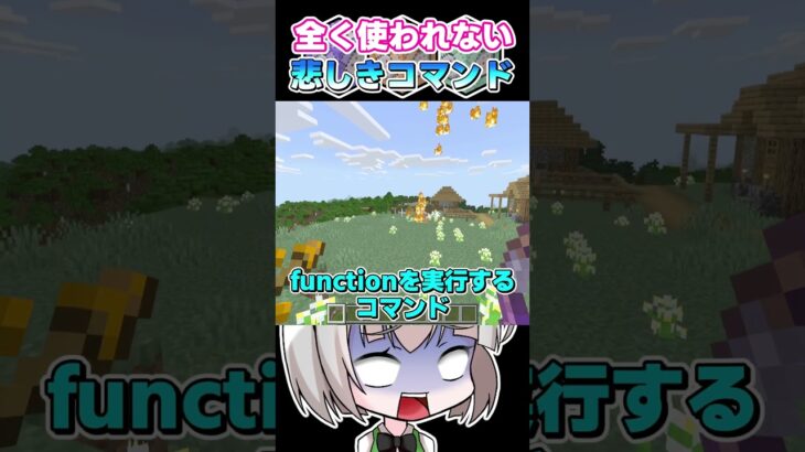 【マイクラ】全く使われない悲しきコマンド達🐻 【マイクラ統合版/スイッチ対応/ゆっくり実況/ゆっくり解説/まいくら】#shorts