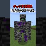 〇〇した人のゴーレム【マインクラフト】#マイクラ #shorts