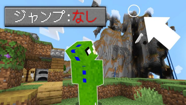 ジャンプは禁止です【マインクラフト】