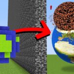 【マイクラ】隕石チートを入れて建築バトルしてみたマインクラフト