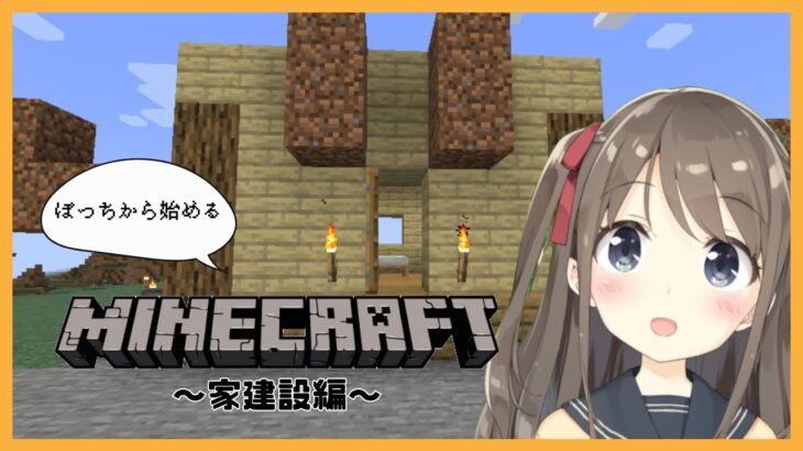 ぼっちから始めるマインクラフト～家建設編～