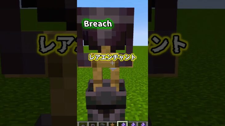 【マイクラ】メイスにエンチャントが追加されるようになったよ#マイクラ #マイクラ豆知識 #メイス